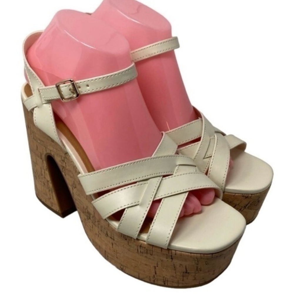 Indigo Rd. Womens Lourin2 Heeled Sandals, White, NWOT
Size 8.5